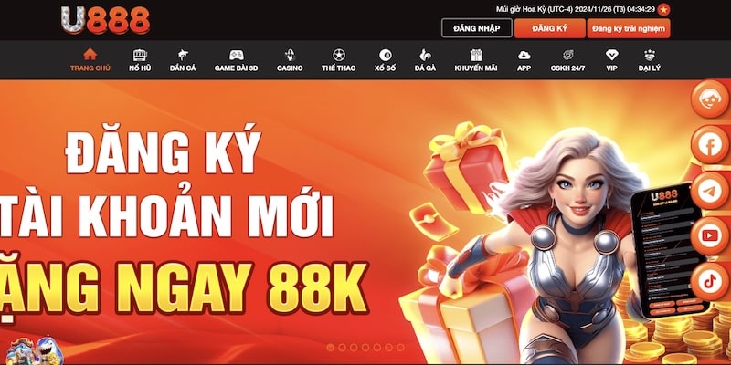 U888 Tặng 88k - Ưu Đãi Đặc Sắc Năm 2025 Tại Thương Hiệu Uy Tín 2 Một số thông tin quan trọng về U888 tặng 88k cho khách hàng